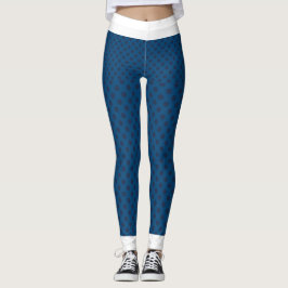 Blue Dot High Waisted Leggings