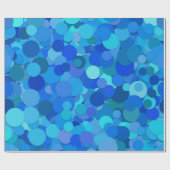 Blue Dot Konfetti Packpapier (Flach)