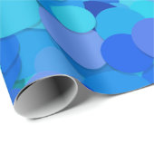 Blue Dot Konfetti Packpapier (Rolleneckpunkt)