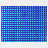 Blue Dot Large Fleecedecke (Vorderseite (Horizontal))