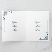 Blue Dot Mandala Happy Birthday Card Karte (Innenseite)
