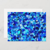 Blue Dot Postcard Postkarte (Vorne/Hinten)