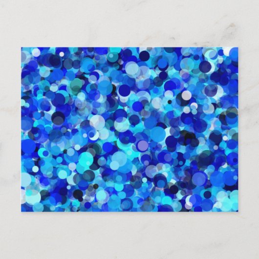 Blue Dot Postcard Postkarte (Vorderseite)