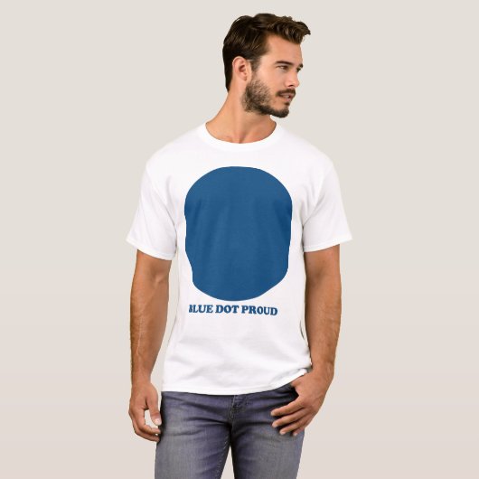 Blue Dot Proud T-Shirt (Vorne ganz)