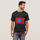 Blue Dot Red Staat KANSAS T-Shirt (Vorne ganz)