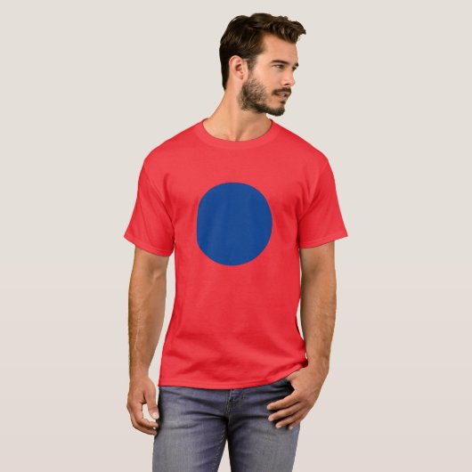 Blue Dot Red Staat Shirt (Vorne ganz)