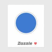 Blue Dot US-Demokrat gegen Trump Protest Aufkleber (Blatt)