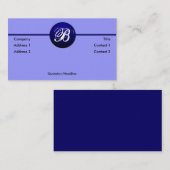 Blue Dot Visitenkarte (Vorne/Hinten)