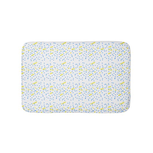 Blue Dots Meteor Shower  Badematte (Vorderseite)