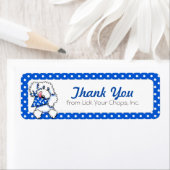 Blue Dots Pet Food Business Labels (Insitu)