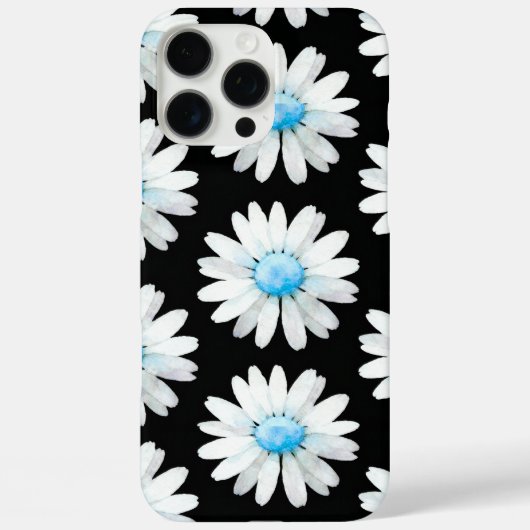 Blue Dotted Daisy's Case-Mate iPhone Hülle (Rückseite)