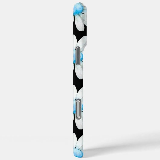 Blue Dotted Daisy's Case-Mate iPhone Hülle (Rückseite / Rechts)