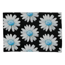 Blue Dotted Daisy's Kissenbezug