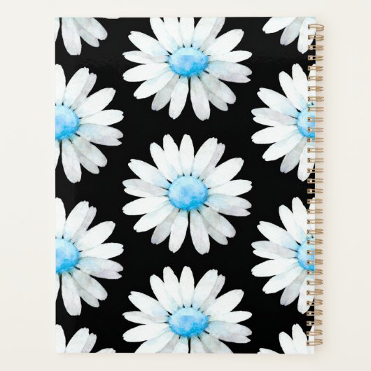 Blue Dotted Daisy's Planer (Rückseite)