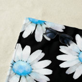 Blue Dotted Daisy's Strandtuch (Beispiel)