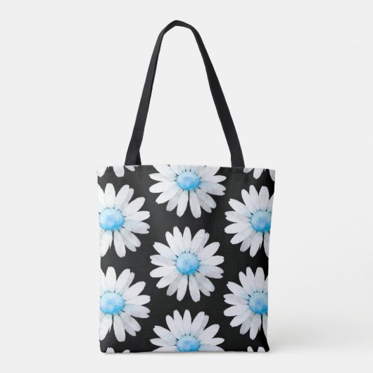 Blue Dotted Daisy's Tasche (Rückseite)