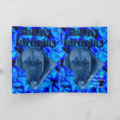 Blue Douge De Boudreaux Birthday Card Karte (Innenseite)