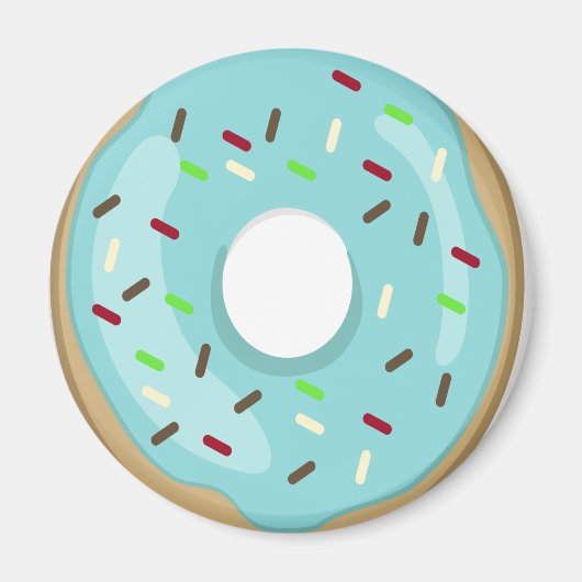 Blue Doughnut Magnet (Vorne)