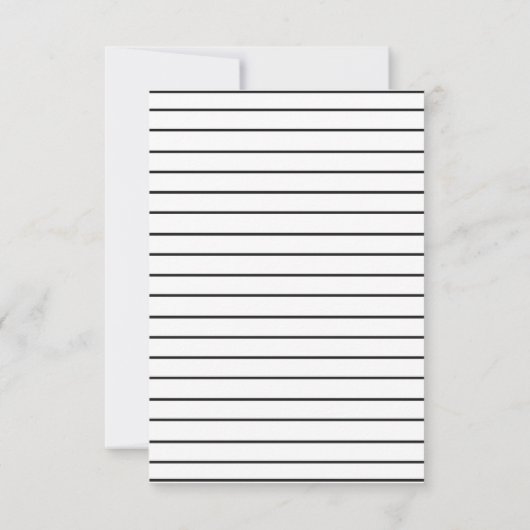 Blue Doughnut Theme Party Danke Card (Rückseite)