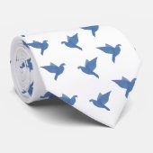 Blue Dove Art Krawatte (Gerollt)