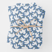 Blue Dove Hanukkah Star von David Wrapping Paper Geschenkpapier Set (Beispiel)