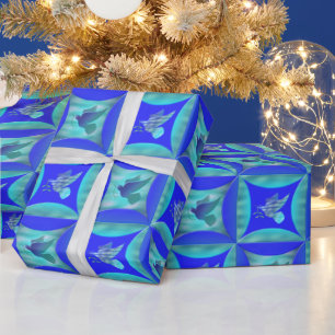 Blue Dove in the Hole in the Barn Door Geschenkpapier