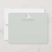 Blue Dove Nursery Note Card Einladung (Vorderseite)