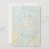 Blue Dove Religious Einladung (Rückseite)