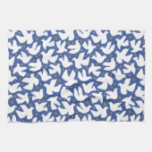 Blue Dove Star von David Hanukkah Kitchen Handtuch (Horizontal)