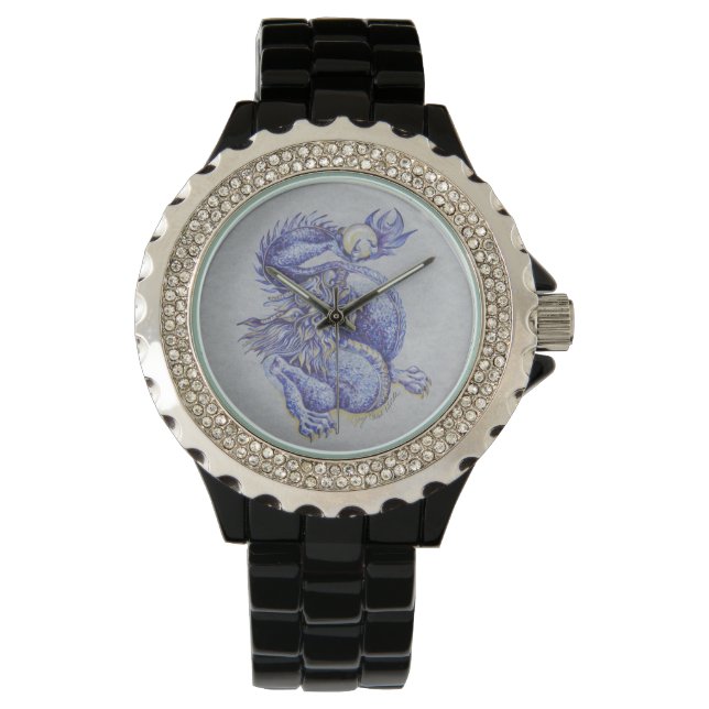Blue Dragon Armbanduhr (Vorderseite)