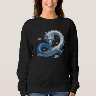 Blue Dragon Art   Mythische Fantasy-Ästhetik   Ori Sweatshirt