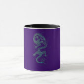 Blue Dragon Asian Art Design Tasse (Zentrum)