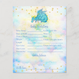 Blue Dragon Baby Shower Vorhersagen und Ratschläge