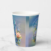 Blue Dragon Boy Baby Dusche Pappbecher (Rechts)