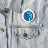Blue Dragon Cartoon Button (Beispiel)