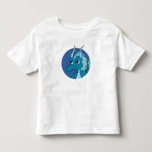 Blue Dragon Cartoon Kleinkind T - Shirt