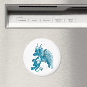 Blue Dragon Cartoon Magnet (In Situ (Geschirrspüler))