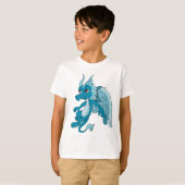 Blue Dragon Cartoon T-Shirt (Vorne ganz)