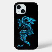 Blue Dragon Case-Mate iPhone Hülle (Rückseite)