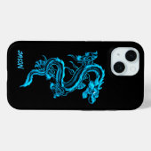 Blue Dragon Case-Mate iPhone Hülle (Rückseite (Horizontal))