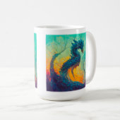 Blue Dragon Classic Tasse, 15 oz Kaffeetasse (VorderseiteRechts)