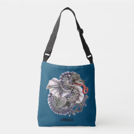 Blue Dragon Cross Body Bag Tragetaschen Mit Langen Trägern
