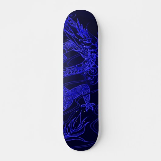 Blue Dragon Element Custom Pro Park Skateboard (Vorne)