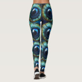 Blue Dragon Eye1 Leggings (Rückseite)