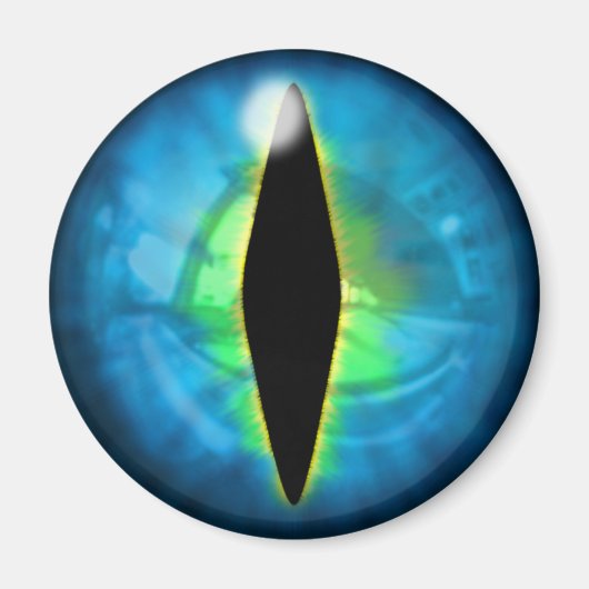 Blue Dragon Eye Magnet (Vorne)