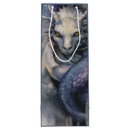 Blue Dragon Geschenktüte Für Weinflaschen (Rückseite)