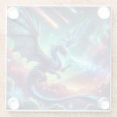 Blue Dragon Glasuntersetzer (Rückseite)
