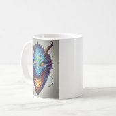 Blue Dragon Head Kaffeetasse (Vorderseite Links)