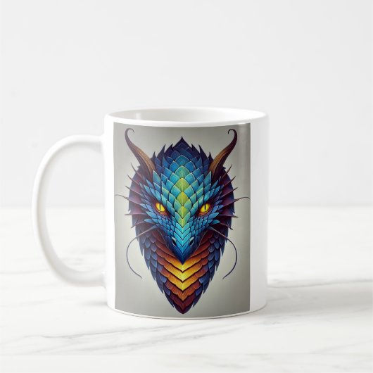 Blue Dragon Head Kaffeetasse (Links)