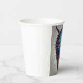 Blue Dragon Head Pappbecher (Rechts)